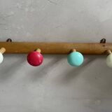 Vintage wall coat rack
