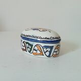Vintage Moroccan porcelain candy box