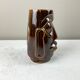 Petit vase visage ethnique vintage
