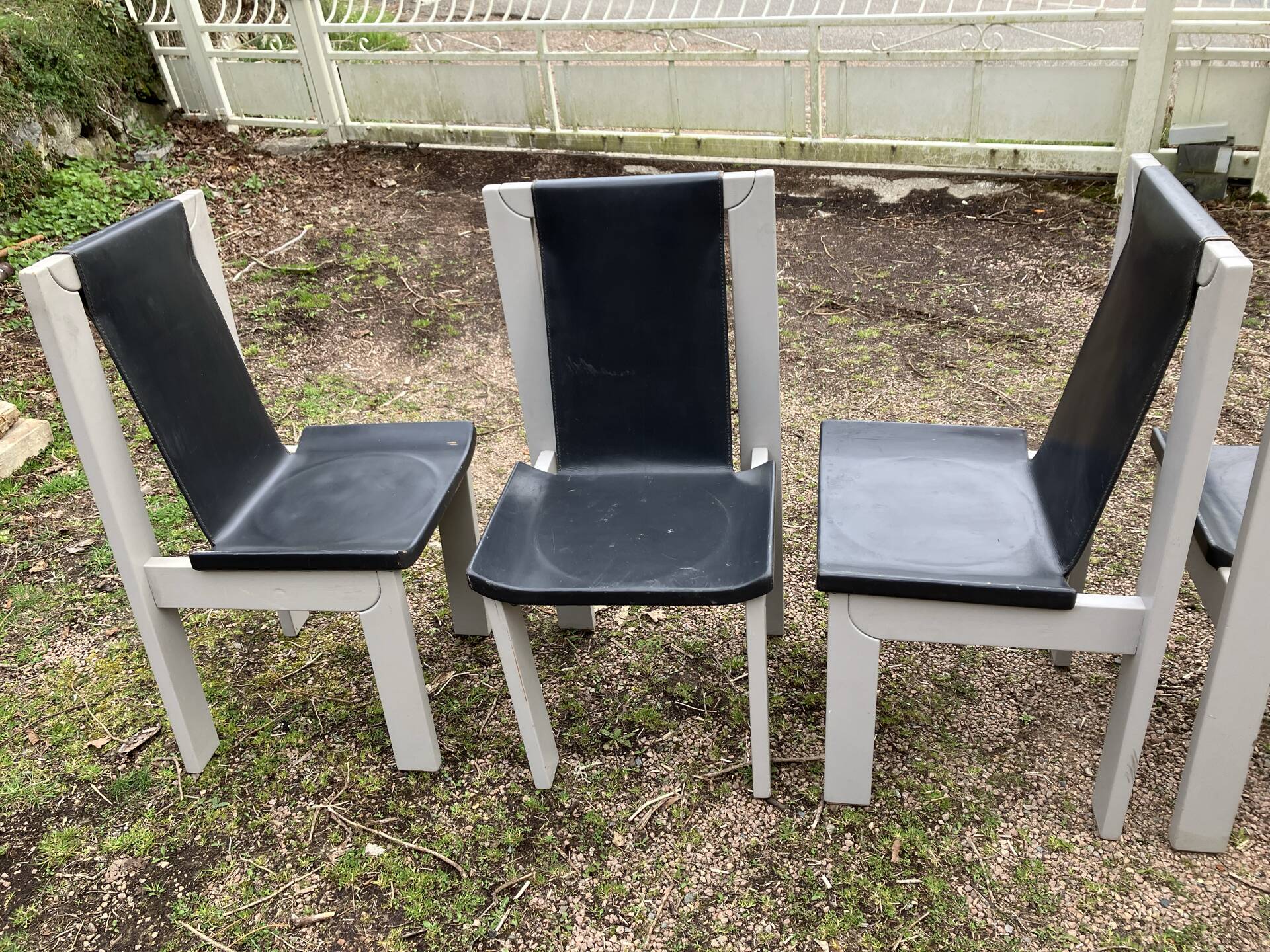6 chaises Luigi Gorgoni