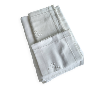 drap ancien blanc