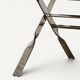 Pair of leather and chrome metal armchairs, Italy - 1970