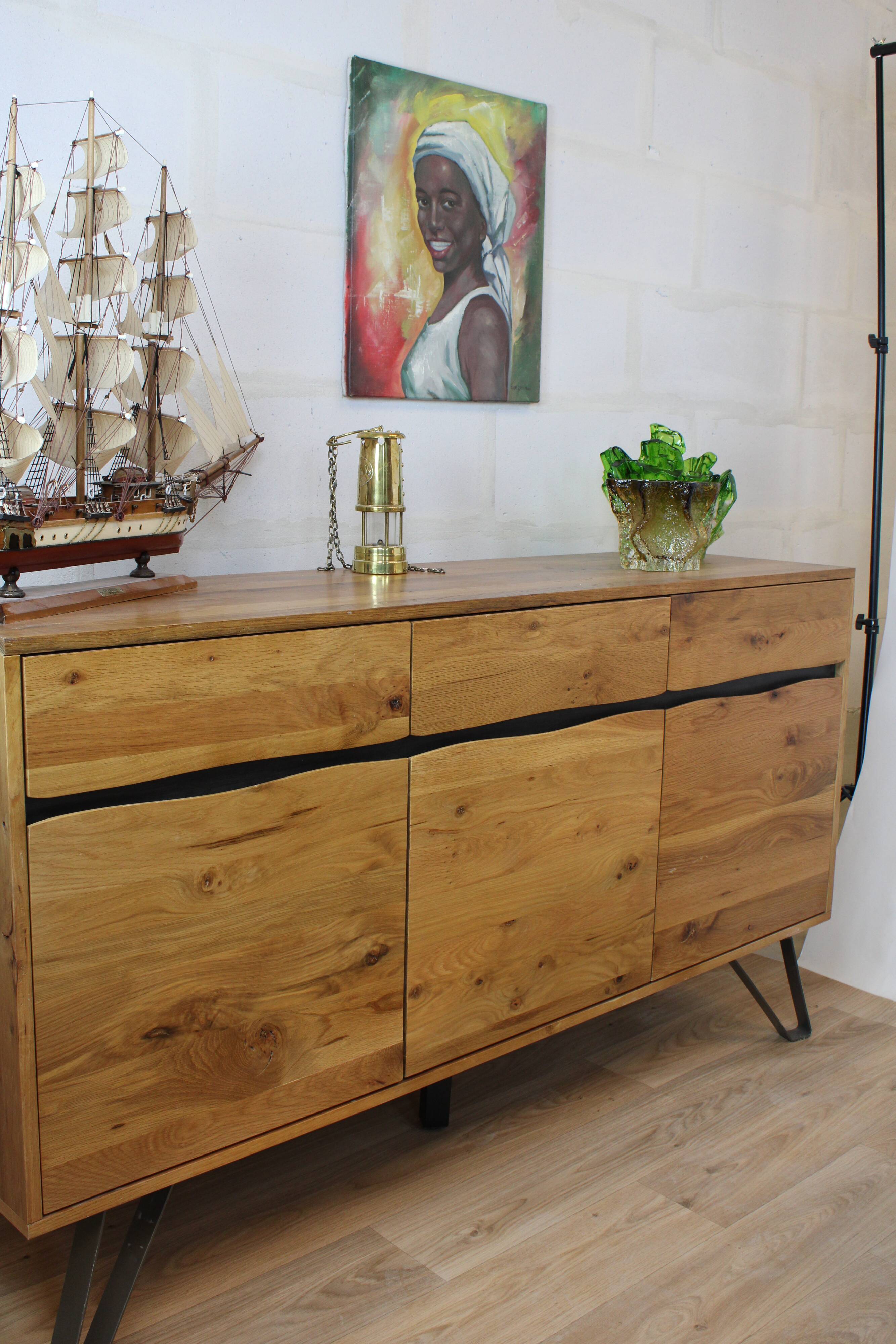 Country sideboard in oak 1970 Sweden
