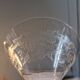 7 Art Deco crystal champagne coupes, grape clusters (+ 2 gifts)
