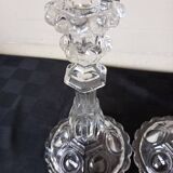 Pair of baccarat candlesticks