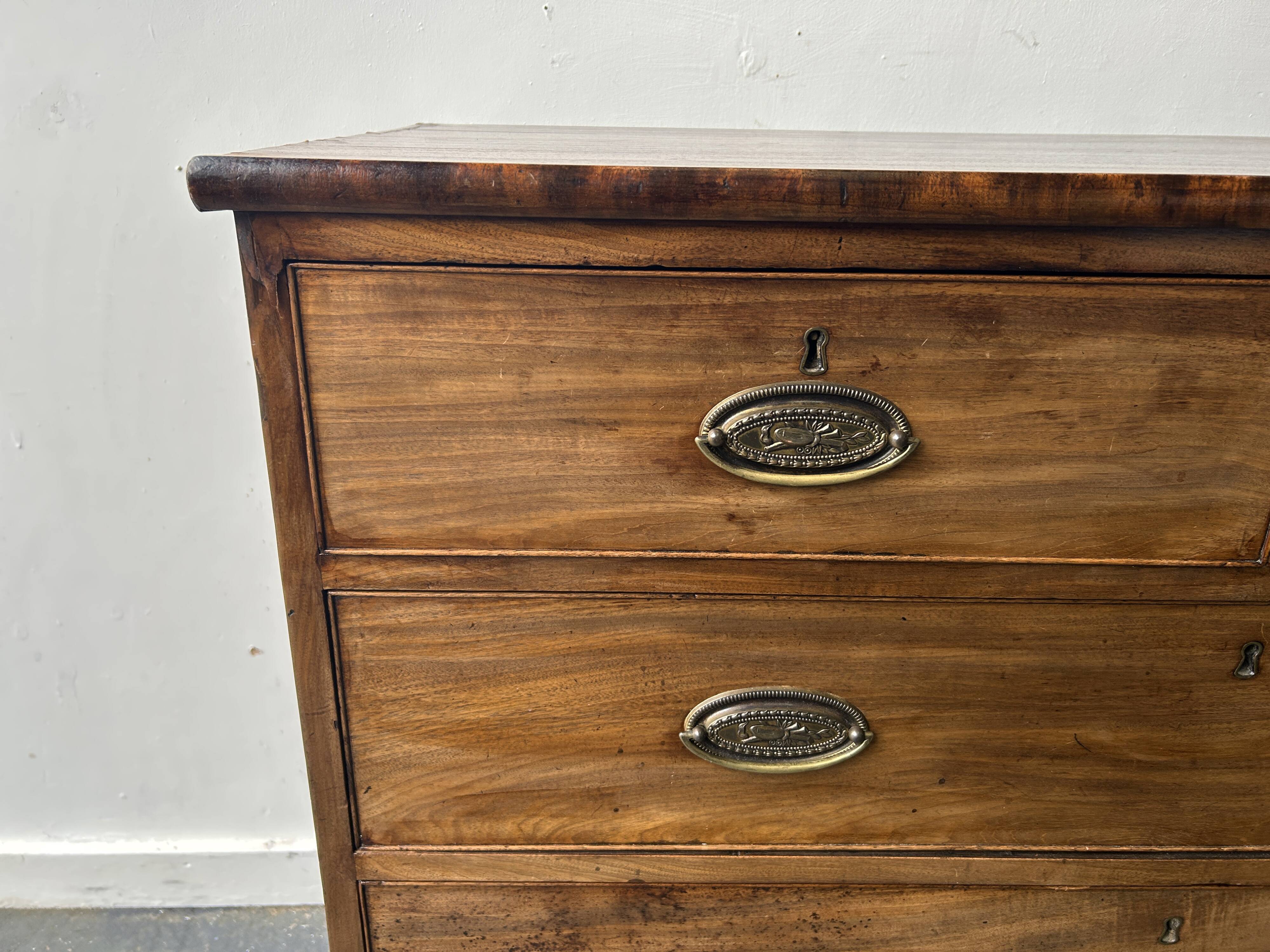 Antique Georgian mahogany two over three chest of drawers 1820–1840