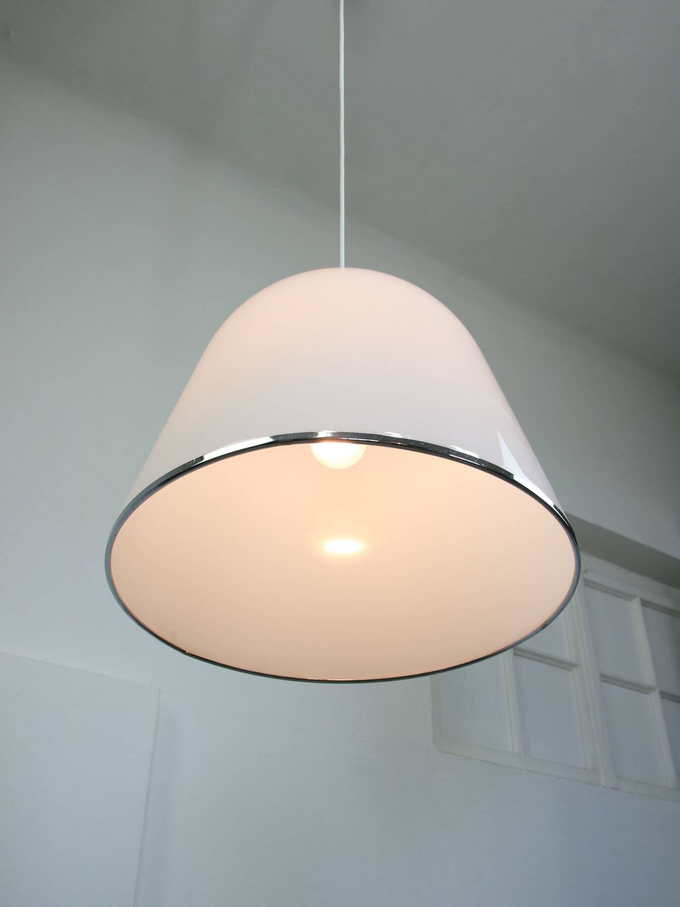 Large Space-age Kuala Pendant Lamp by Franco Bresciani for Guzzini, 1970s