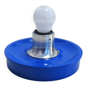 Saturno blue Targetti wall lamp from the 70s