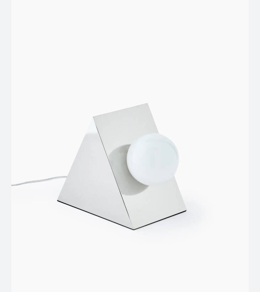 Lampe Axel Chay x Monoprix chrome