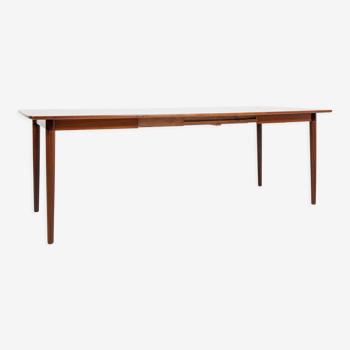 Midcentury extendable dining table in teak by Alf Aarseth for Gustav Bahus 1960s