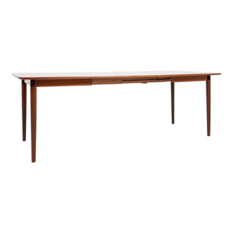 Table à manger extensible midcentury en teck par Alf Aarseth pour Gustav Bahus 1960s