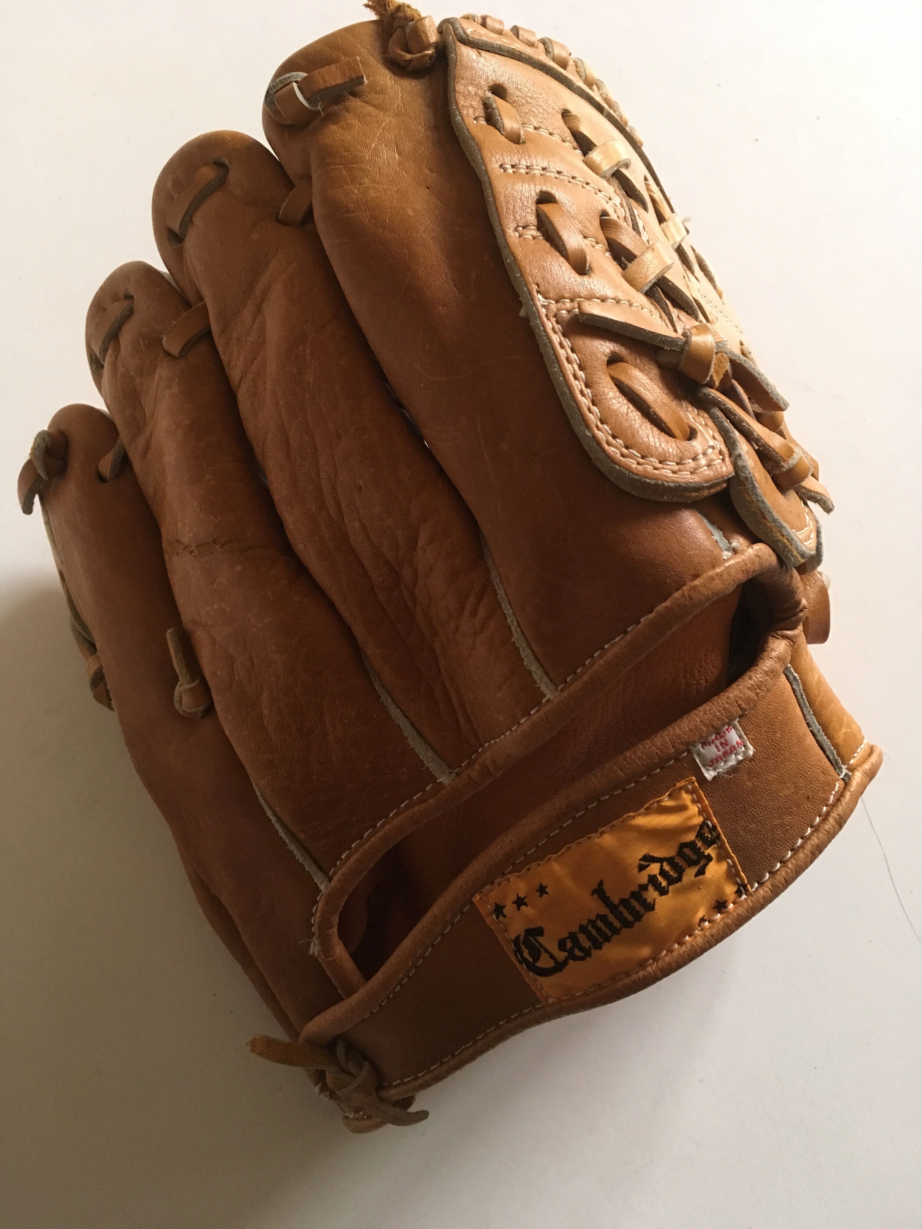Years leather baseball glove 60s USA made in Japan