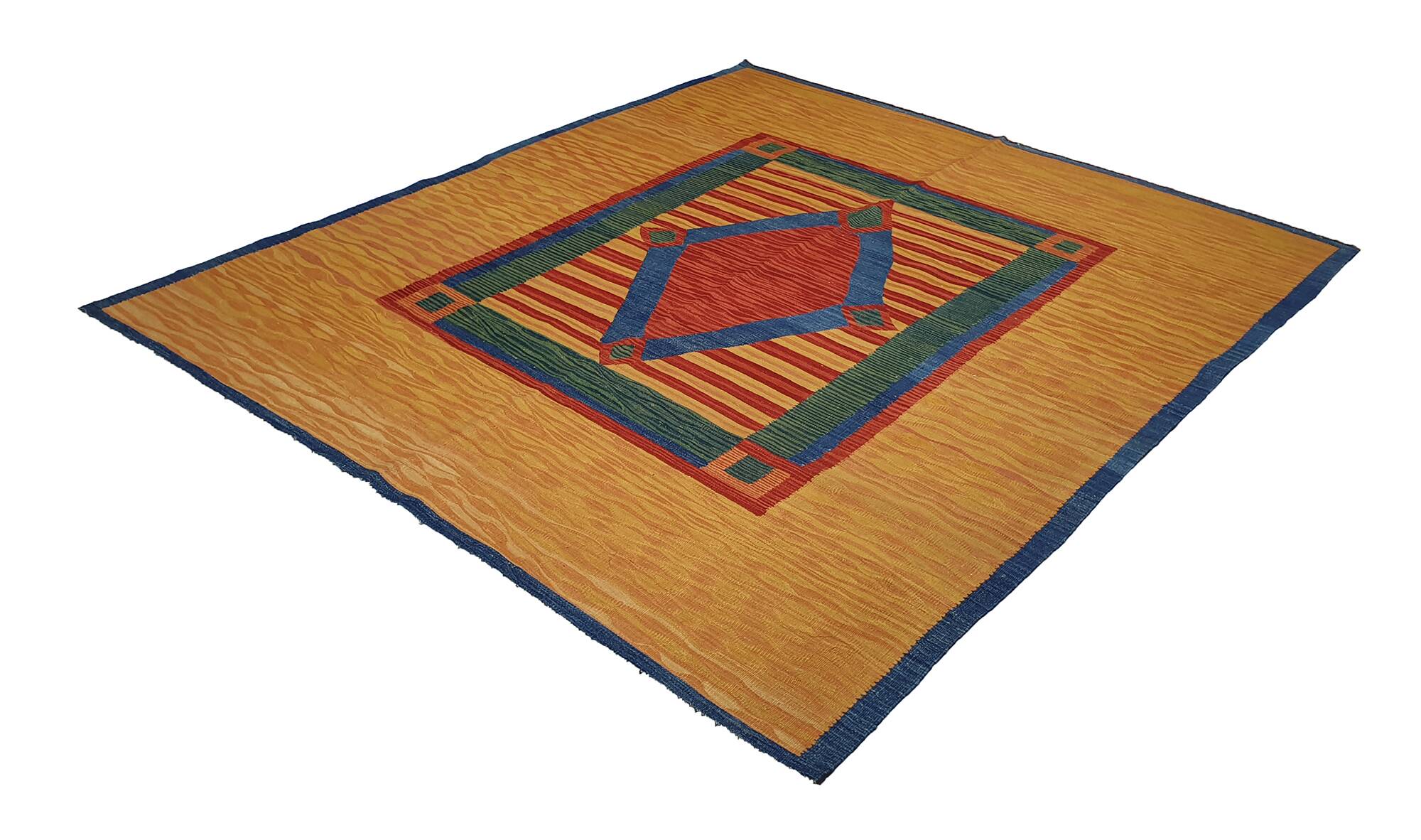 Turkish kilim rug, 211x179 cm, MYK-812