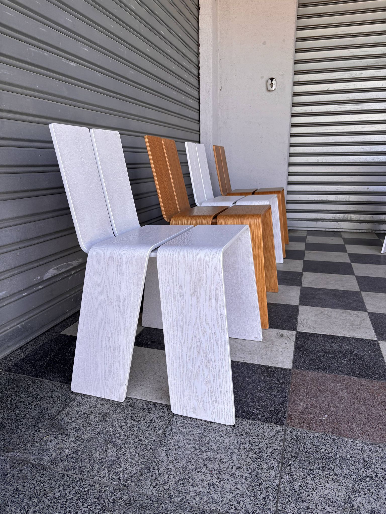 Set de 6 chaises au design danois Kibisi