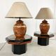 Paire de lampes de table chics, années 1980