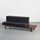Cansado bench in mahogany by Charlotte Perriand, Mauritania, 1962