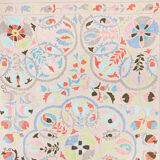 Embroidered cotton textile 225 x 150 cm