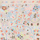 Tapis en coton brode 225 x 150 cm