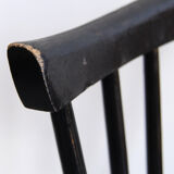 Suite of 5 Belgian vintage chairs with bars