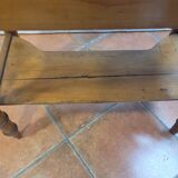 Side table bamboo wood cherry tree