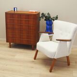 Cream armchair, Danish design, 1970s, production: Denmark