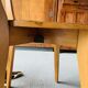 Pair of vintage 70's chairs with compass feet