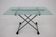 1990s Desalto Glass Elevator Coffee or Dining Table, Italy