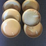 Lot of 6 flat sandstone plates