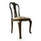 Chaise Queen Anne en chêne massif - début du XXe siècle