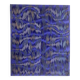 Tableau texturé contemporain Bleu imprimé  Ref cobalt