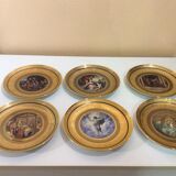 Set of 6 plates vatican