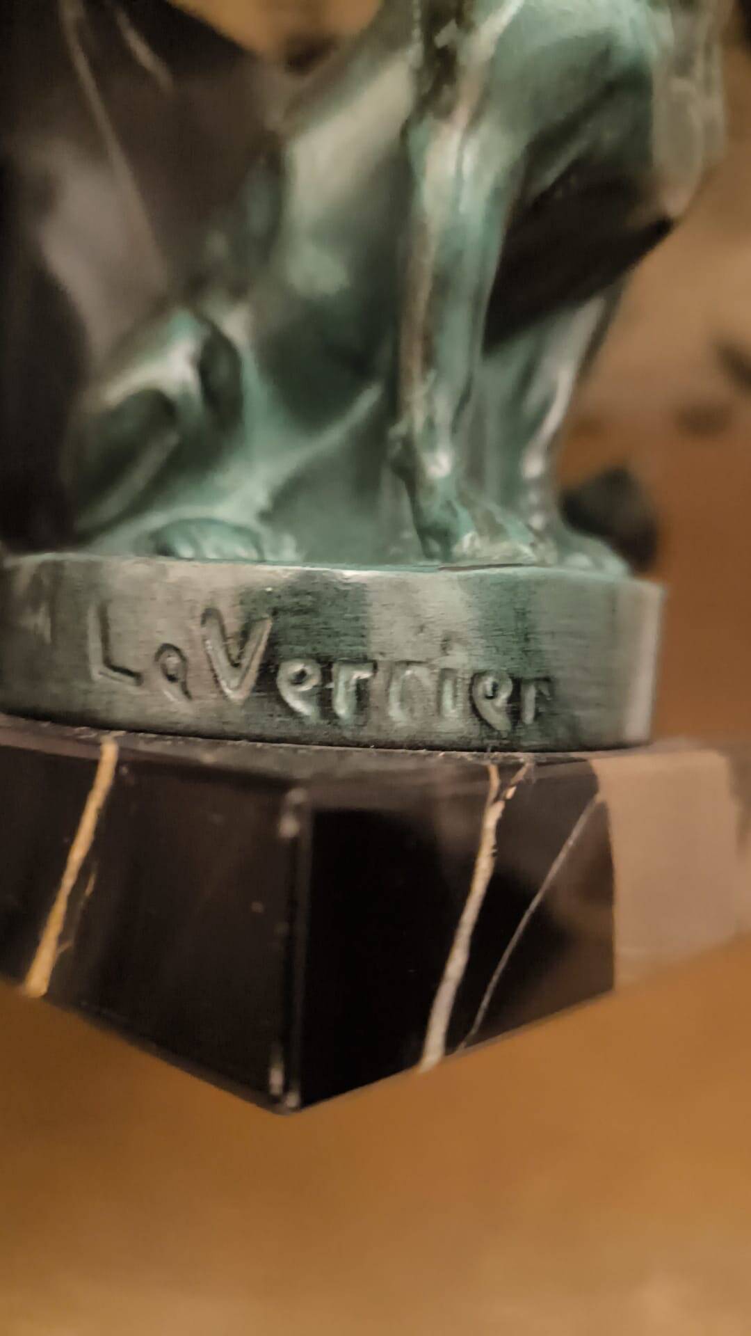 Art Deco Bookends Cat and Dog by Max Le Verrier