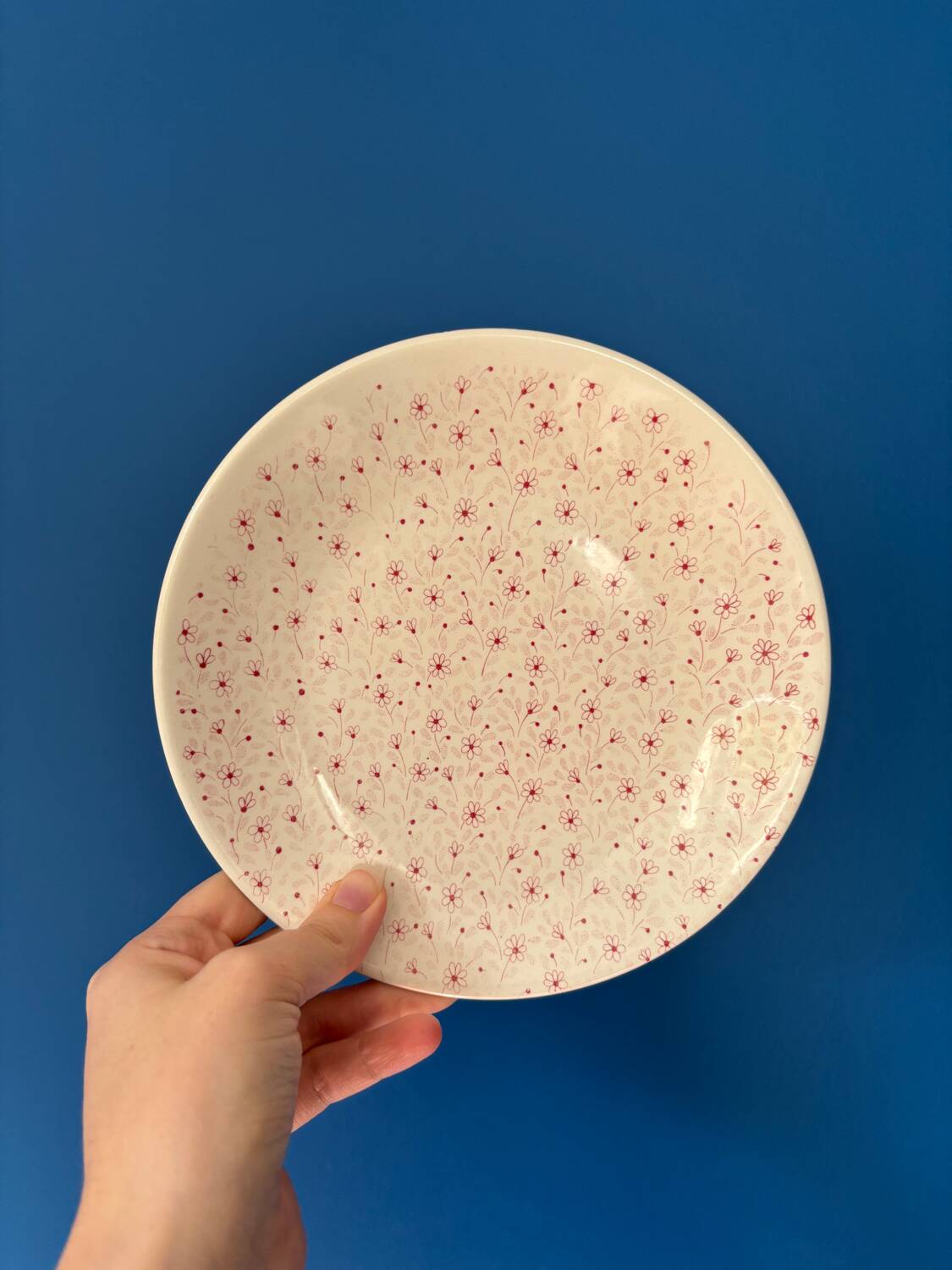 Assiettes dessert Sarreguemines vintage - Lot de 4 assiettes anciennes