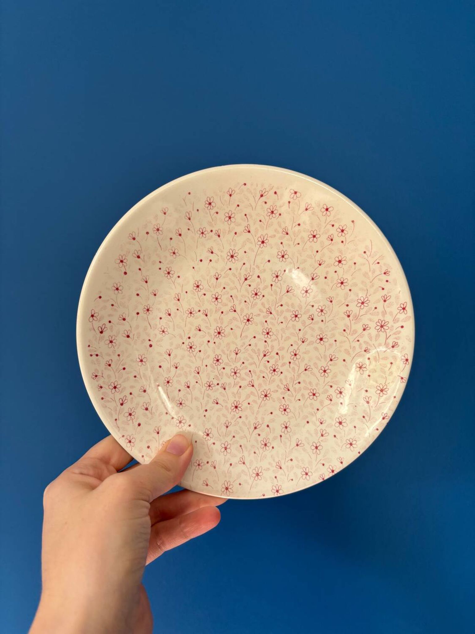 Vintage Sarreguemines dessert plates - Set of 4 antique plates