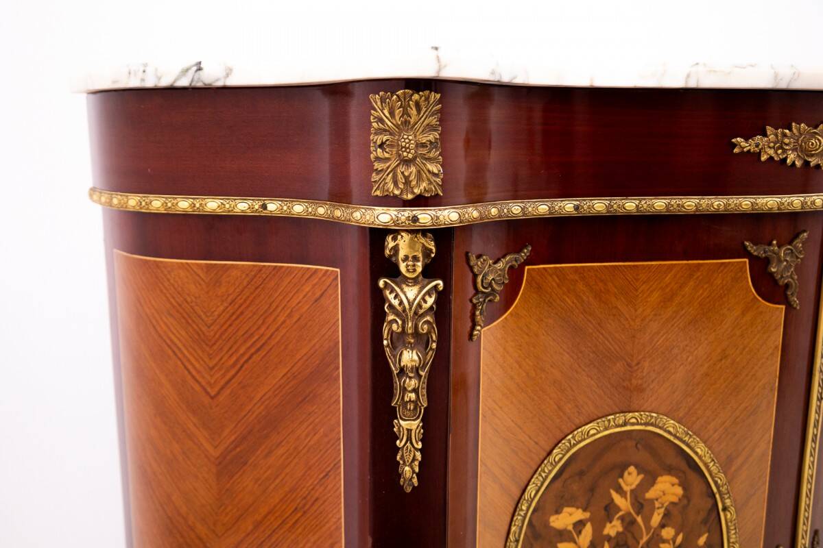 Chest of drawers with stone top, Western Europe, first half of the 20th cen