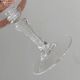 Set of 6 chiseled crystal digestive glasses