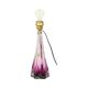 Purple Crystal Table Lamp Val Saint Lambert 1960s
