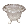 Vase en verre moulé dépoli étoilé