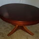 Table basse a systeme monte et baisse extensible de luigi Bartolini,années 70