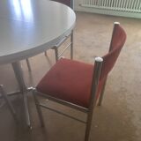 Vintage 1970s table and 4 chairs set.