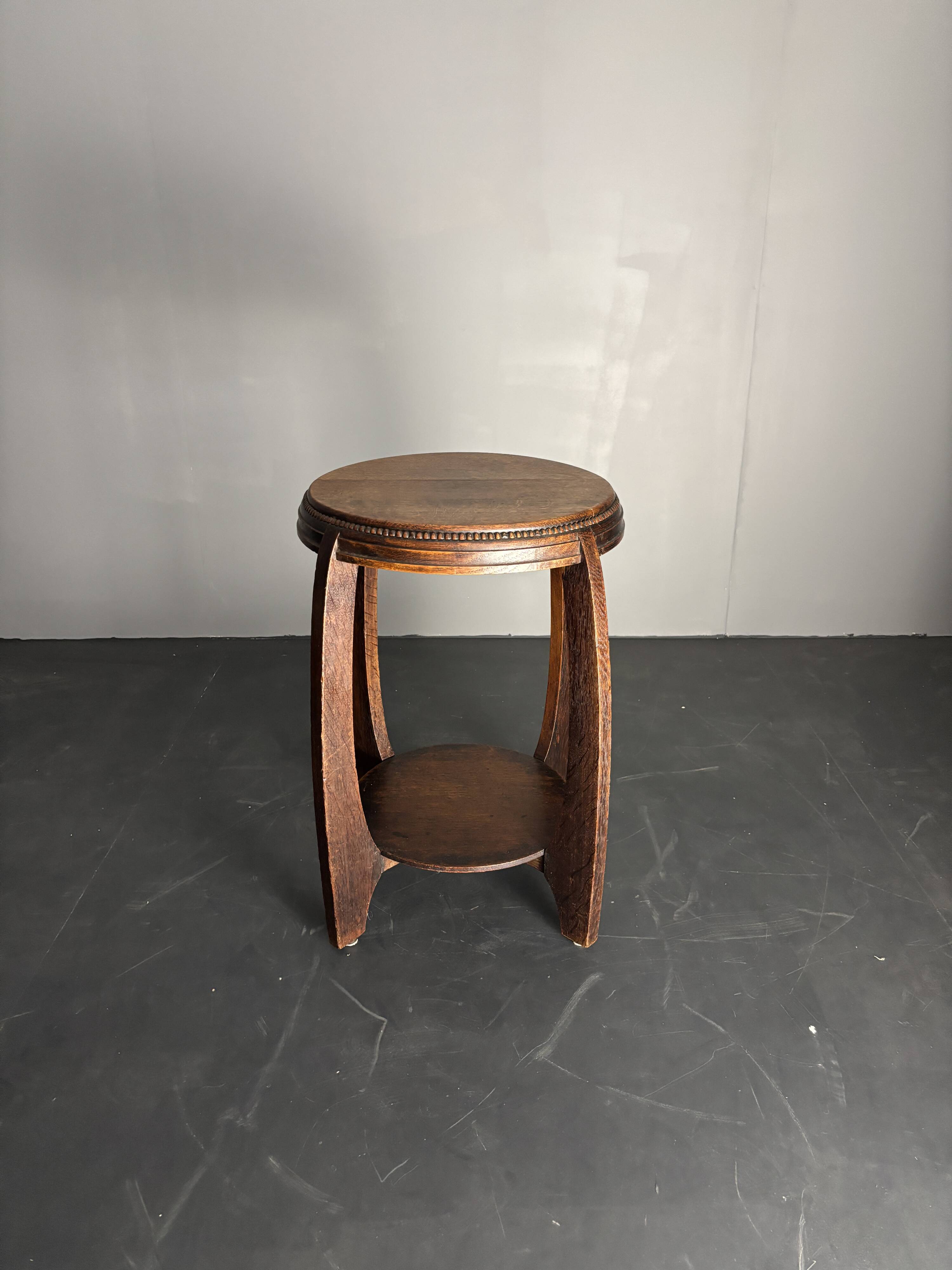 Dutch art deco Amsterdam school side table, 1930s