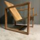Fauteuil en bois moderniste