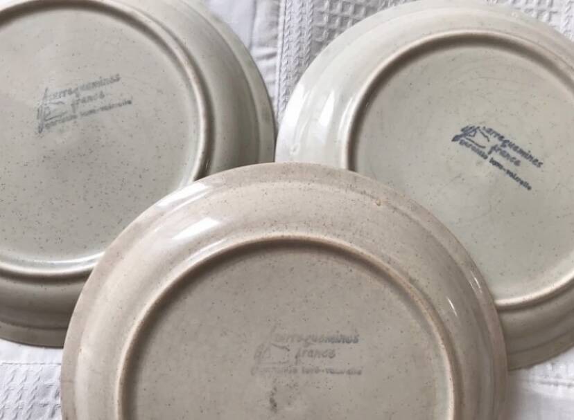 Nohlerlife Lot De 3 Assiettes De Contrôle Des Portions En Acier Inoxydable Avec 3 Compartiments, 23 Cm, Pour Tout-petits Et Adultes (avec Manches Beige, Bleu, Rose