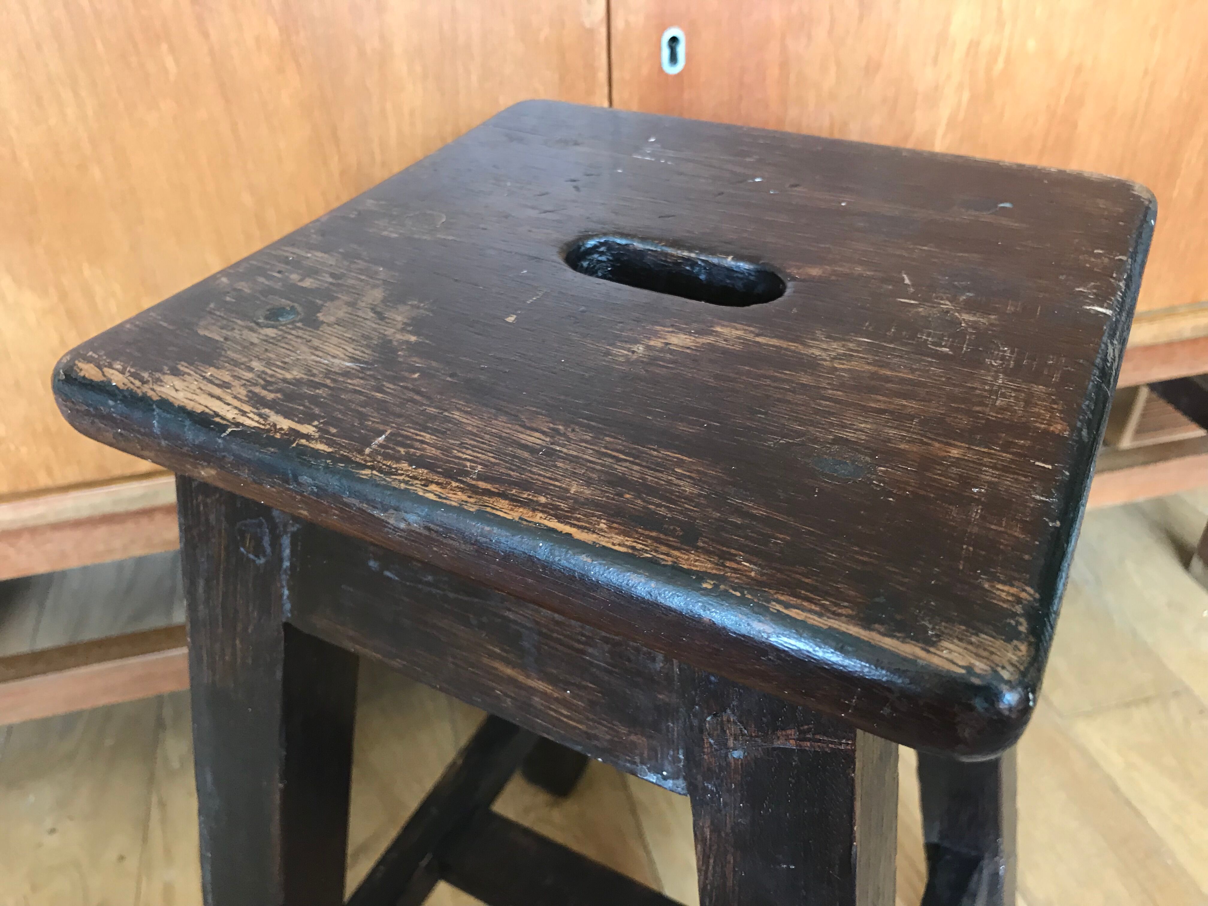 Wooden stool