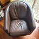 Natuzzi 3-seater sofa in full grain brown leather