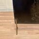 ANTIQUE METAL CHIMNEY FIREPLACE SCREEN.