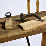 Children's wooden workbench