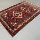 Tapis persan Karaja vintage 189x121 cm en laine, tapis oriental fait main 2485