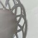 Openwork fruit bowl signed Lallier from Moustier