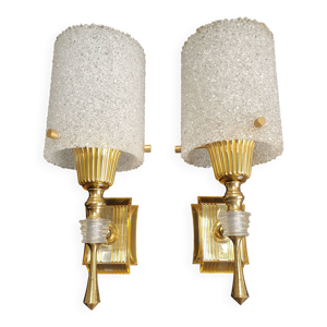 Paire d'appliques murales